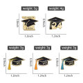 Things to friends Lang pin metal flip MPH M 2024 graduation season brooch mortar board BSCHA degree enamel badge graduation ceremony. 
