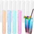 12 Pack Reusable Ice Cubes for Drinks, Quick Freeze Reusable Water Bottle Ice Stick BPA Free, Washable Plastic Ice Cubes. 