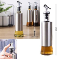 Oil Bottle for Kitchen 300ml Stainless Steel Oil Bottle. 