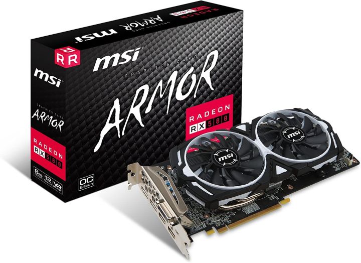 Amd rx 580 8gb 256 bit Gddr5 Graphic Card