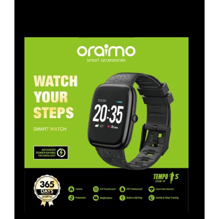 Oraimo Tempo S Smart Watch OSW-11(Black)