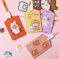 Cartoon Access Control Card Holder Lanyard ID Work Permit Protective Cover. 