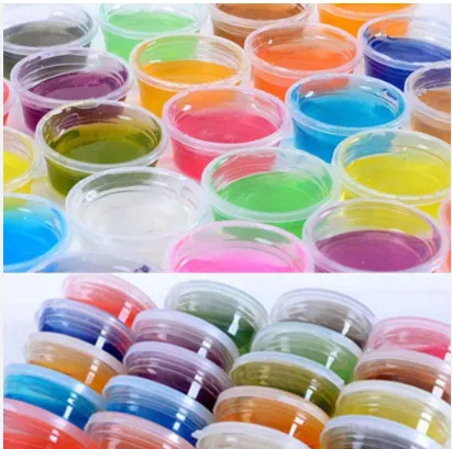 Kit De 6 Slime Cristal Fruits – Argile Transparente Super Douce, Anti-stress Et Sensoriel, Cadeau Créatif Pour Enfant (70ml X6)