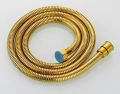Golden Stainless Steel Flexible Muslim Shower Chain or Shattaf Hose , Bath Chain, CP Chain , golden Muslim shower pipe. 