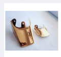 Dumchi Honda 125 Front Read Metal (Loha) Tail Fender Mud Tail Golden. 