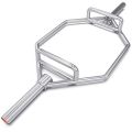Gymax 58'' Chrome Finish Olympic Hex Bar 2 Handles Squats Deadlifts Shrugs Power Pulls. 