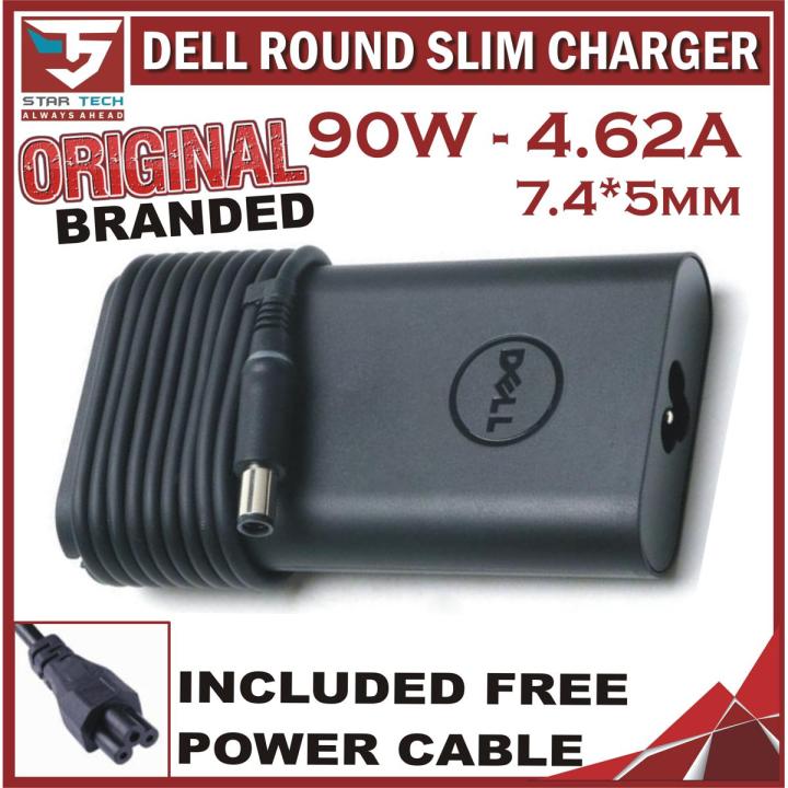 Latitude 13 3330 P18S 5300 P97G 7300 P99G 7380 P28S 7390 P28S 90W 19.5V 4.62A Laptop Round AC Adapter Charger