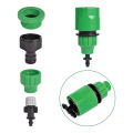 DIY Garden Misting Flow Drip Irrigation with Mist Nozzle Sprinkler. 