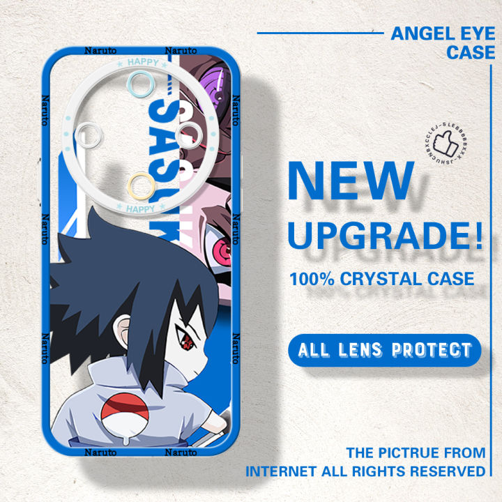 YYDS for Honor X9B 5G Back Cover Cartoon Naruto Transparent Crystal TPU Soft Case Full Lens Protection Ultra Thin Drop Resistant Phone Cover