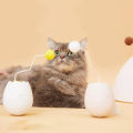 Interactive Robotic Cat Toys, Cat Ball Automatic Eggshell Battery Powered 360 Degree Self Rotating Ball, Tumbler Toys for Cats/Kitten. 
