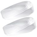 1 Pair 1~3cm Soft Lift Up Portable Height Increase Shoe Insoles Silicone Gel Taller Heel Insert Pad. 