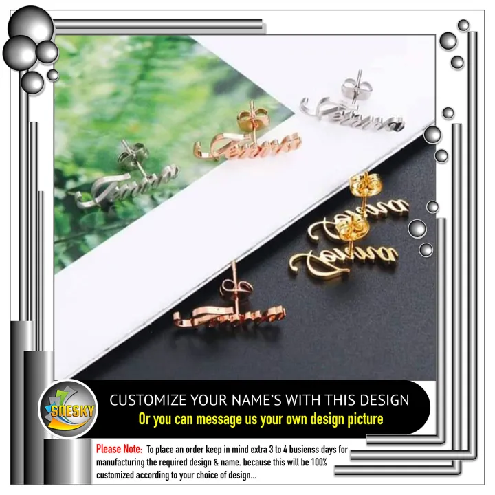 Customize%20Name%20Earrings%20for%20Girls,%20Fashion%20Jewellery%20Stud%20Earrings%20-%20Image%204