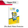 Oppo F11 Back Matte Protector Soft Skin Sheet Soft Film Protection For Oppo F11 - 2Pcs. 