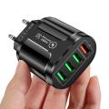 USB Charger Quick Charge 3.0 For Phone Adapter for iPhone 12 Huawei Portable EU/US Plug Wall Charger. 