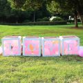 Transparent Alphabet Letters Box For Happy Birthday Wedding Decoration Table Marriage Proposal Love Wedding Decor Baby Shower. 