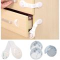 New Arrival 5 pcs Cabinet Locks Straps Baby Safety Locks Child Kid Security Lock Furniture For Drawer Cabinet Fridge Toilet Furniture Lock. 