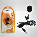 Yinwei YW-001 Mini Collar Clip Microphone Multimedia The Experts Earphone For Youtuber For Recording Videos or clips for Laptop, PC MD Voice Recorder. 