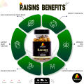 Raisins / Kishmish / Soungi / Munaqqa / Organic Dried Grapes 170g. 