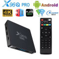 X96Q Pro Android TV Box 8GB RAM 128GB ROM 4K Smart Media Player TV Box. 