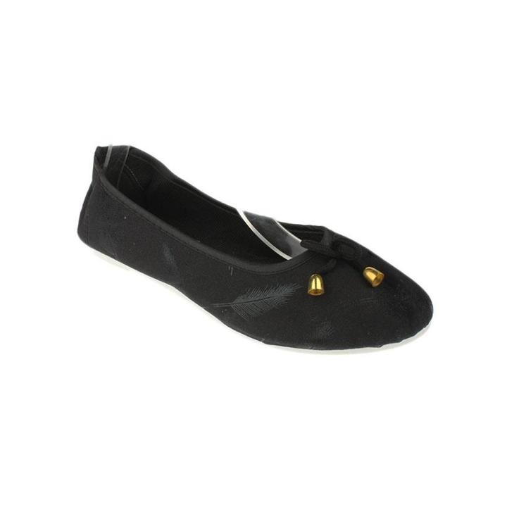 Maya Traders Black Canvas Slip On Rubber Dye Toms For Women - K42MT