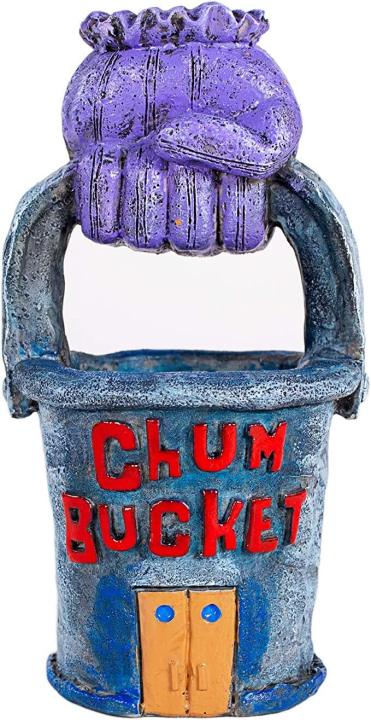 Floating SpongeBob Squarepants Aquarium Ornaments Fish Tank Landscaping Pineapple House Fish Shrimp Avoid Nest Trash Can Octopus Krusty Krab Chum Bucket Toy Collection