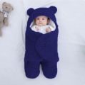 The Royal Bedding Newborn Baby Wrap Blankets Fleece Sleeping Bag Envelope – Soft, Warm & Comfortable for Babies (0-6 Months, 13x28 inches). 