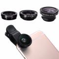 3 In 1 Fish Eye Lens Camera Kits Universal Wide Angle Macro Fisheye For iPhone 11 Pro XS MAX XR X 8 7 6s Plus Ojo De Pez Movil-fisheye. 