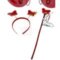 BUTTERFLY WINGS - BUTTERFLY HAIR BAND - BUTTERFLY MAGIC WAND. 