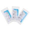Silk Sutures Thread 12 Pieces Silk Braided Sutures Non Absorbable Needle Silk Suture Non-Injured Suture Medical Thread Suture First Aid Field Emergency Practice and Training Medical Instruments. 