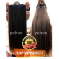 Dark Brown Wig Extension Hair Styling Very Long Hair Extension for Women With 5 Clips Strongly Attached No Hair Fall Washable Reuseable - Brown Makes hair look gorgeous Easy to use Makes hair look trendy. 