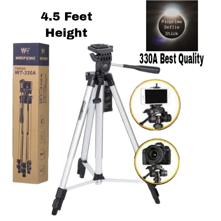 330A%204.5%20Feet%20Tripod%20Almunium%20Professional%20Universal%20-%20Image%205