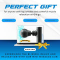 Blue Idea Chargeable Mini Massage Gun – Deep Tissue Muscle Massager for Full Body Relaxation  Portable Massage Gun Pro. 