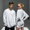 Paradise ZOne Oversized Men And Womens Tshirts Dropped Shoulder Long Sleeve Printed Tops Summer New Korean Style Loose Fit Baggy T-shirt. 