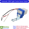 10A 220V Automatic Smart Light Control Switch | Sun Sensor for Outdoor, Street, Garden & Energy Saving Lights by Electrica. 