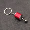 Creative Car Gear Keychain Metal Knob Gear Shift Gear Stick Box Keychians. 