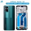 Infinix Note 10 Housing Middle Frame With Side Button and Camera Lens Complete Body Casing Replacement For Note 10 - Green. 