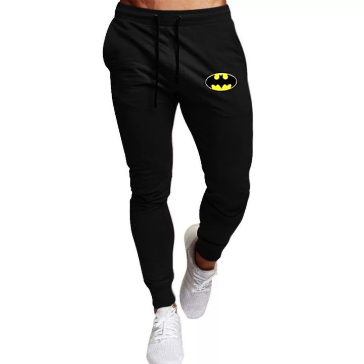 Batman Printed Black Summer Trouser Best Quality Sports and Sweatpants Jogging Casual Wear Terry Trousers For Men