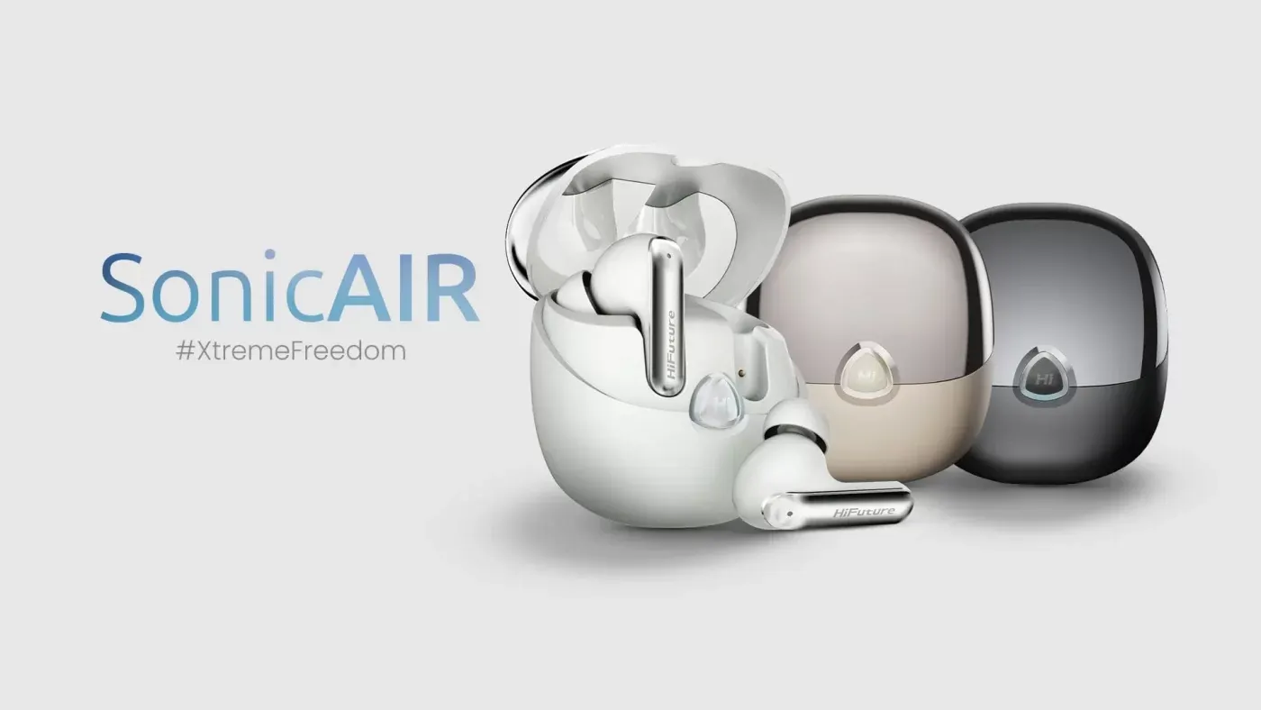 HiFuture SonicAIR 4 Mic ENC Wireless Earbuds description image