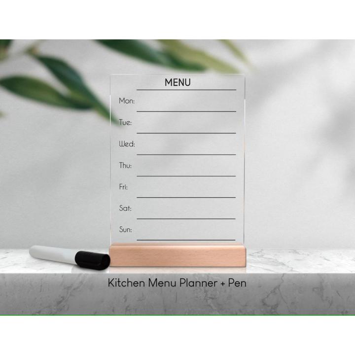 Efficient Kitchen Menu Planner and Weekly Menu Stand for Organized Meal Planning - Shop Now on Daraz.pk!, best for wedding gifts, home decoration, kitchen decoration