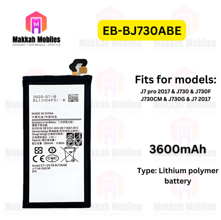 Samsung J Pro Mah Original Battery Replacement Eb Bj Abe