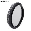 【3C VictoryEagle Store】Andoer 52mm ND Filter Fader Neutral Density Adjustable ND2 to ND400 Variable Filter Camera Filters for Canon Nikon DSLR Camera. 