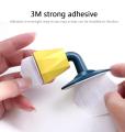 1pc Silicone Door Suction Door Wall Buffer Practical Protection Bracket Punch-free Inhalation Crash Pad Silent Door Stop. 