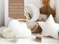 Fancy Decorative Soft Velvet Pack Of 3 Kids Room Cushion-Baby Cot Pillows-Babies Carry Nest Nursery Cushion Star Moon And Cloud Shape. 