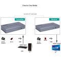 4K 120M HDMI KVM Extender By RJ45 Ethernet Cat5e Cat6 Cable Converter TX RX Support USB Mouse Keyboard Extension Touch Screen. 