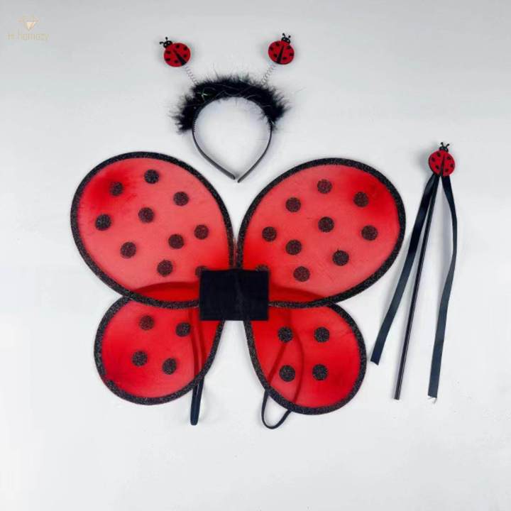 Kids%20Animal%20Costume%20Set%20Fancy%20Dress%20for%20Stage%20Performance%20Party%20Birthdays%204pcs%20ladybug%20-%20Image%204