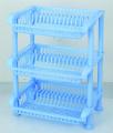 LAVENNA Three layer Triple tier dish rack PURE Plastic plate rack Kitchen Sink Dish Stand utensils washing rack kitchen dish drying rack plastic dish deluxe lavenna multicolor. 