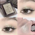 Peach Pink Punk Smoky Eyeshadow Palette Pearlescent Lying Silkworm Brightening Eye Pigment Matte Glitter Press Powder Eye Shadow. 