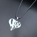 Hip Hop Rapper Juice Wrld 999 Necklace Stainelss Steel Letter Name Heart Pendants Necklaces Fans Memorial Jewelry Gifts. 