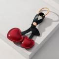 Cute Keychain Novelty Red 3D Bag Pendant Versatile Charm for Gift Personalization Women's Accessory Car Decoration Handbag. 