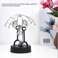 Showpiece, Home Decoration Piece, Home Decor Figures, AUGEN Toys Newton's Cradle Steel Balance Ball, (Collision Balls/Pendulum Balls) Physics/Science Fun Toy Desk Home. 